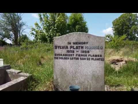 How to find Sylvia Plath's grave at Heptonstall churchyard. #sylviaplath #churchyard #tedhughes