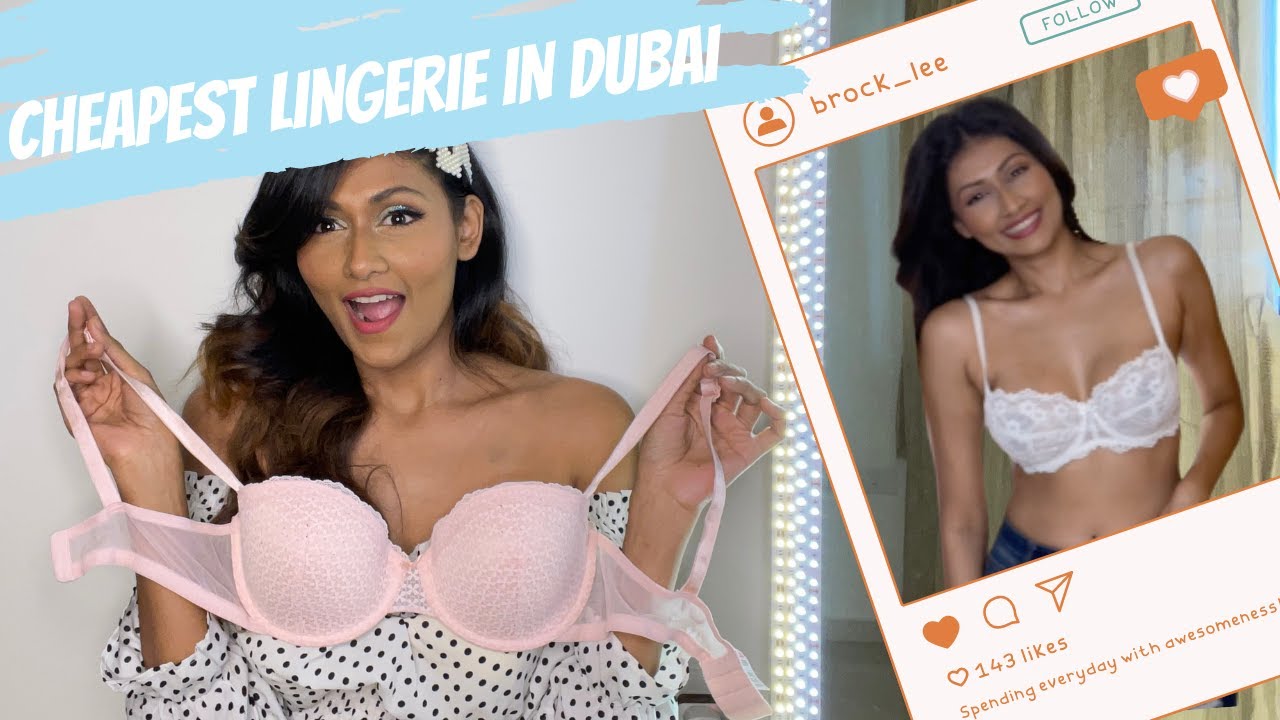 I FOUND THE CHEAPEST BRAS IN DUBAI!!! | ALL FOR 10AED (200RS) ONLY ** | BOSSLADY SHRUTİ |