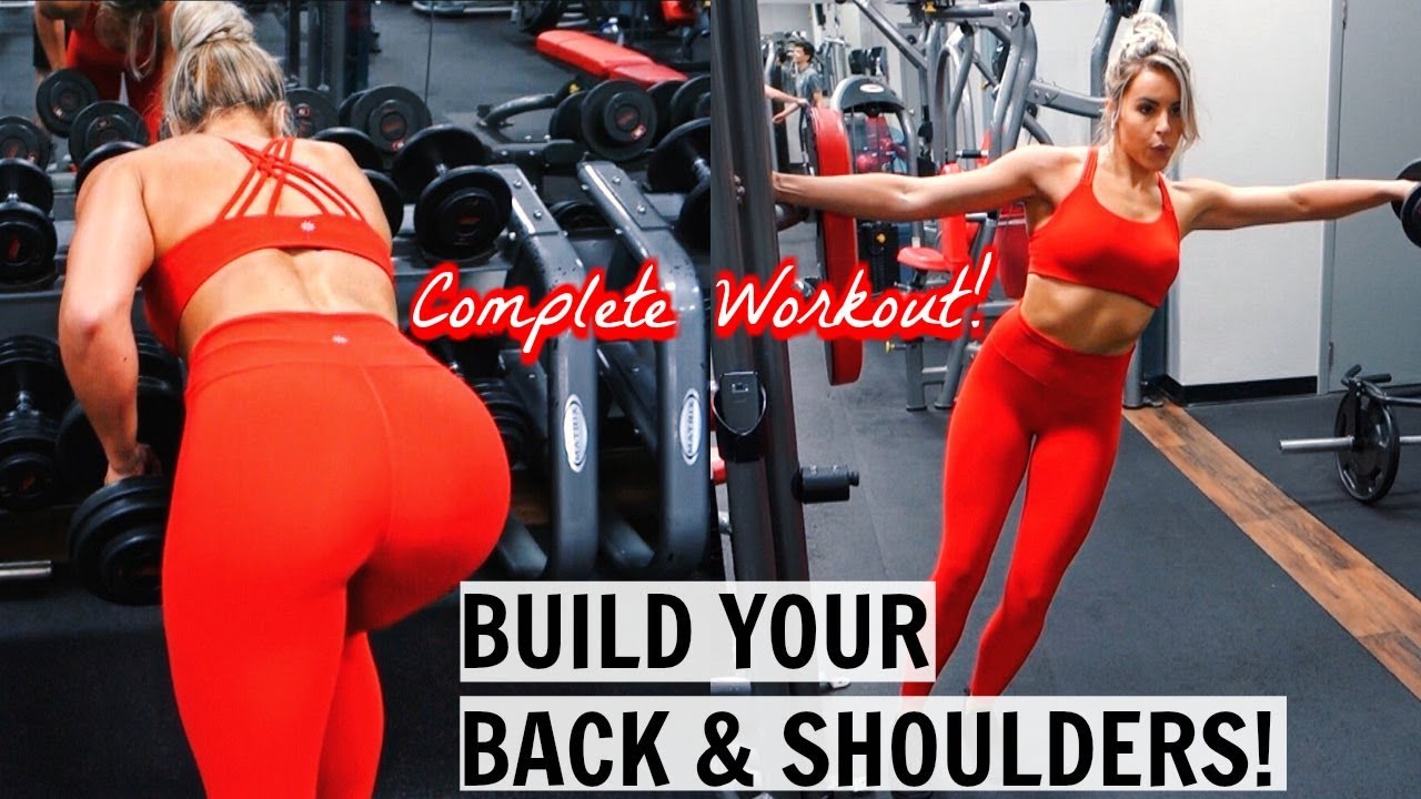BACK and SHOULDER WORKOUT | Complete Workout for a sculpted upper body!