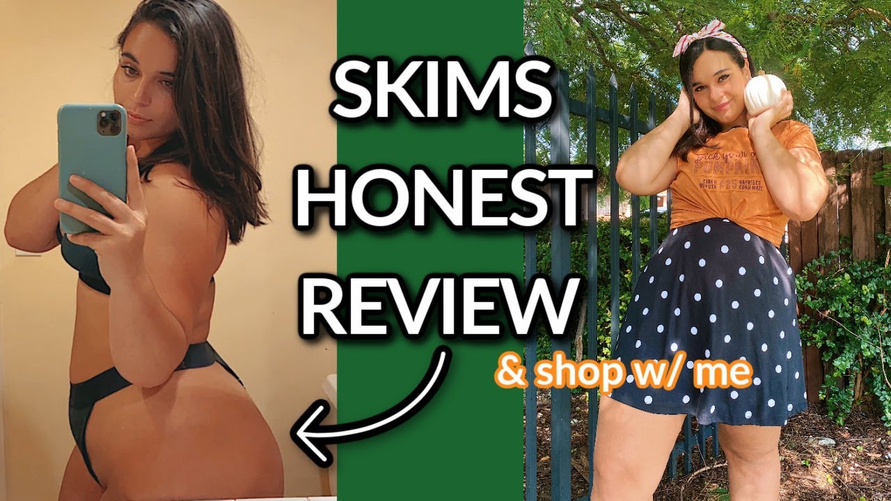 Curvy Girl Try On/Review of SKIMS & shop with me! | VLOG