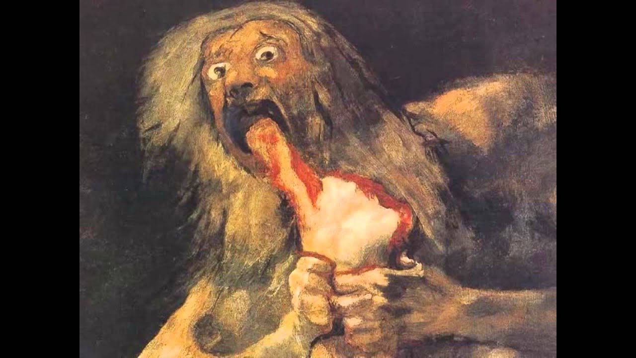 goya'nın 'çocuklarını yiyen satürn' isimli tablosu