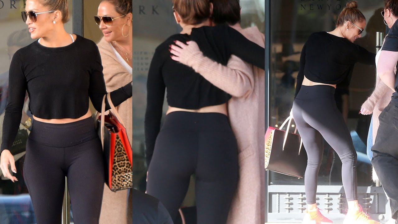 Jennifer Lopez Big Ass In Tight Leggings(HOT)