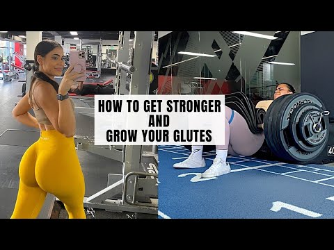How to Get Stronger  Grow Your Glutes | Sharing All My Secrets For A Perfect Peach