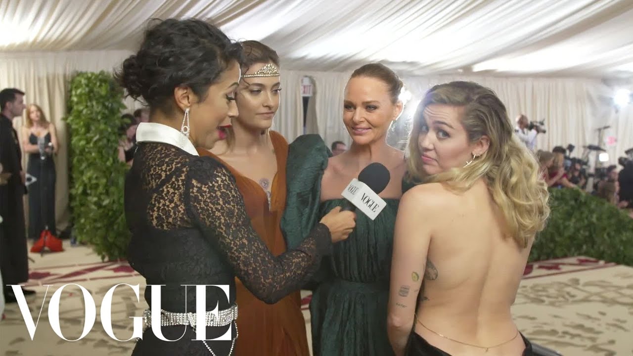 Miley Cyrus, Paris Jackson  Stella McCartney on Sustainable Fashion | Met Gala 2018 With Liza Koshy