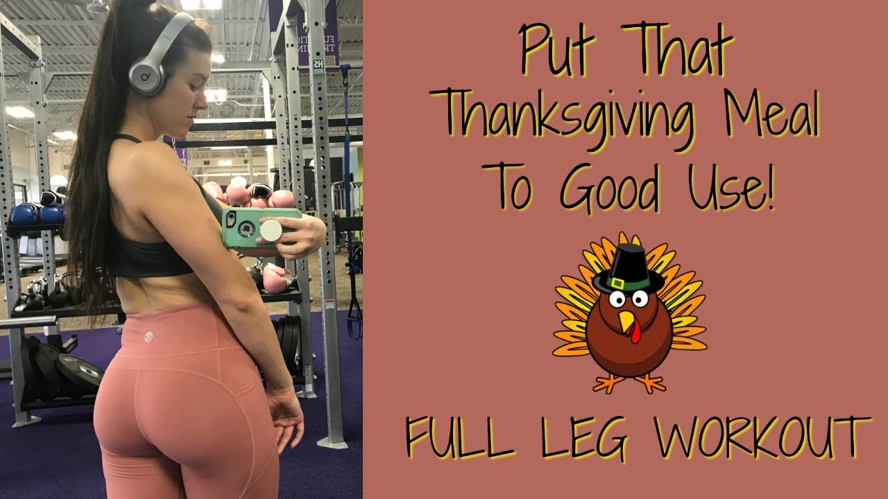 FULL LEG WORKOUT | PUT THAT THANKSGİVİNG MEAL TO GOOD USE!