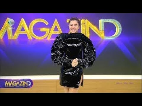 Asena Atalay in black pvc avantgarde dress | 10 09 2017