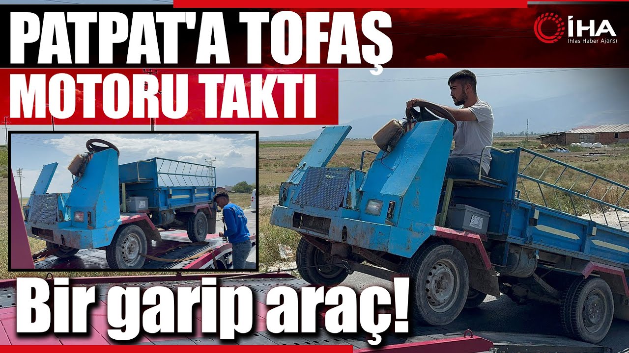 Tarım Aracı Olan Patpata Tofaş Motoru Takıp LPG Bağlattı