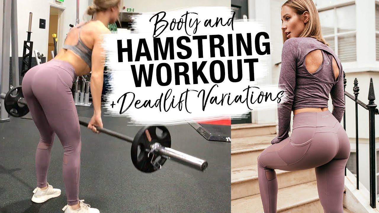 BUILD YOUR HAMSTRINGS  BOOTY | Deadlifts for Glutes vs Hammies? Full Workout