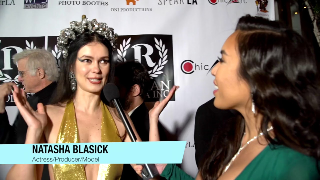 PreOscars 2019 Red Carpet interviews. Natasha Blasick talks about sex w/ a ghost.