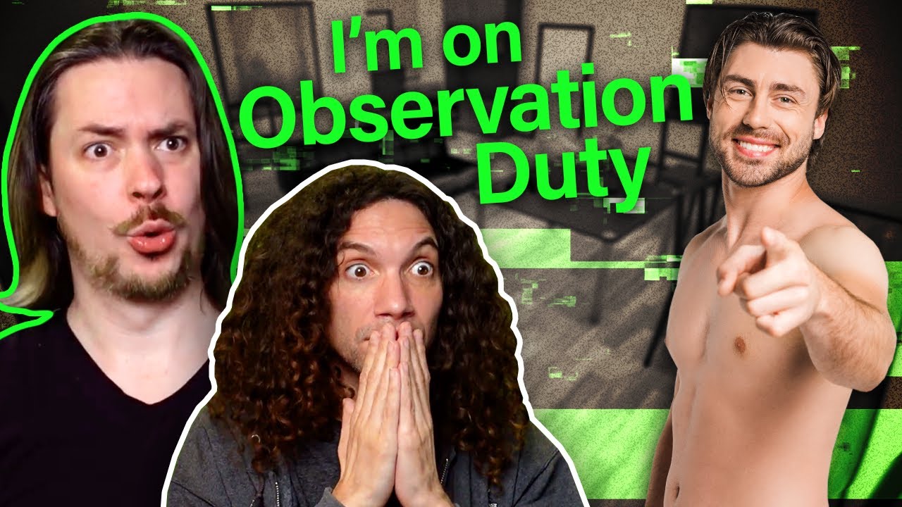 Fighting off Walking Nude MEN - I'm On Observation Duty