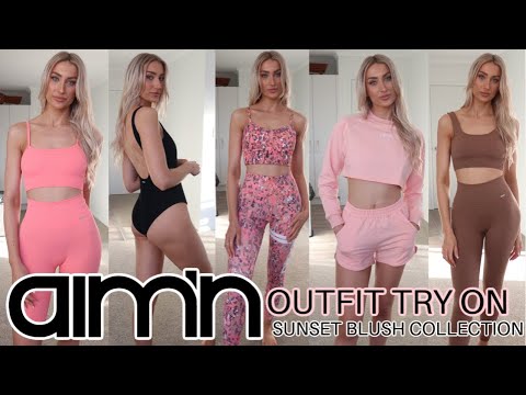 AIMN Fitness Gear Try On Haul! EPIC Workout Outfits!