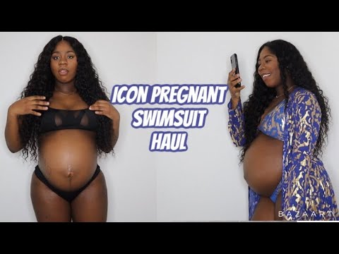 ICON SWIMSUIT HAUL -36 WEEKS PREGNANT