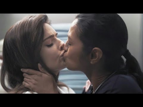 New Amsterdam 4x03 / Kiss Scenes — Lauren and Leyla (Janet Montgomery and Shiva Kalaiselvan)
