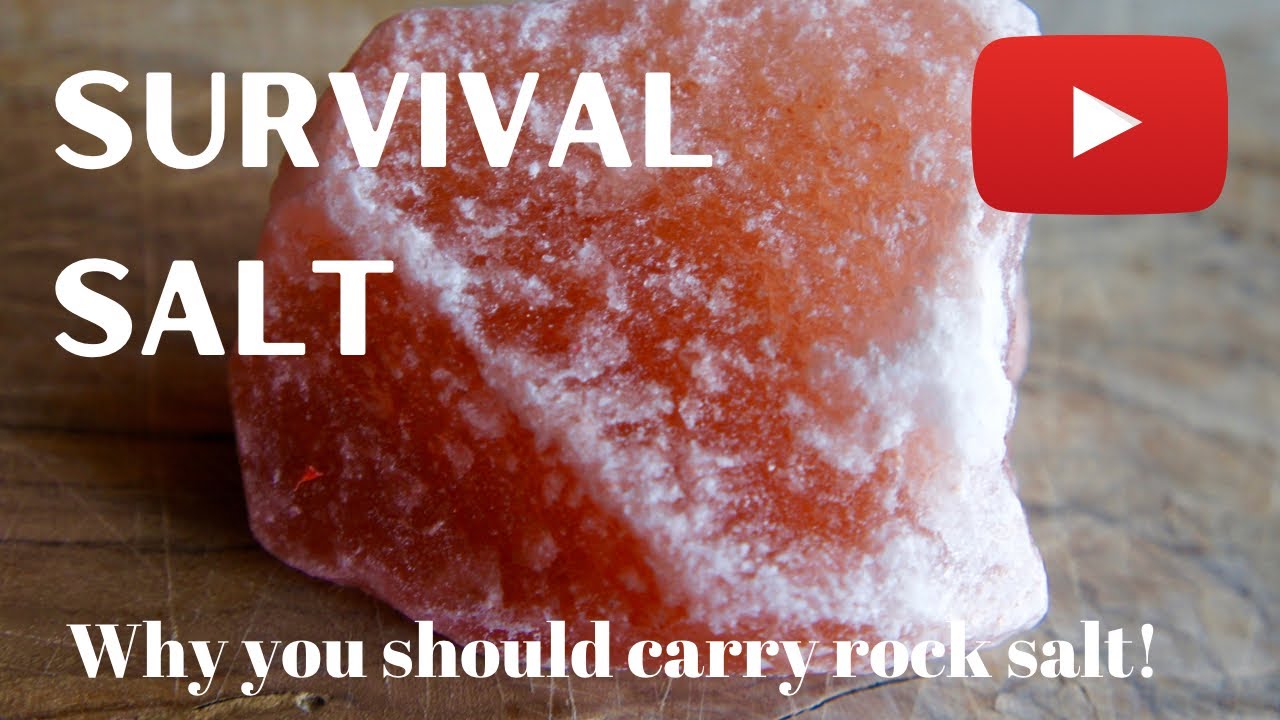 Survival Salt   Why You Should Carry Rock Salt