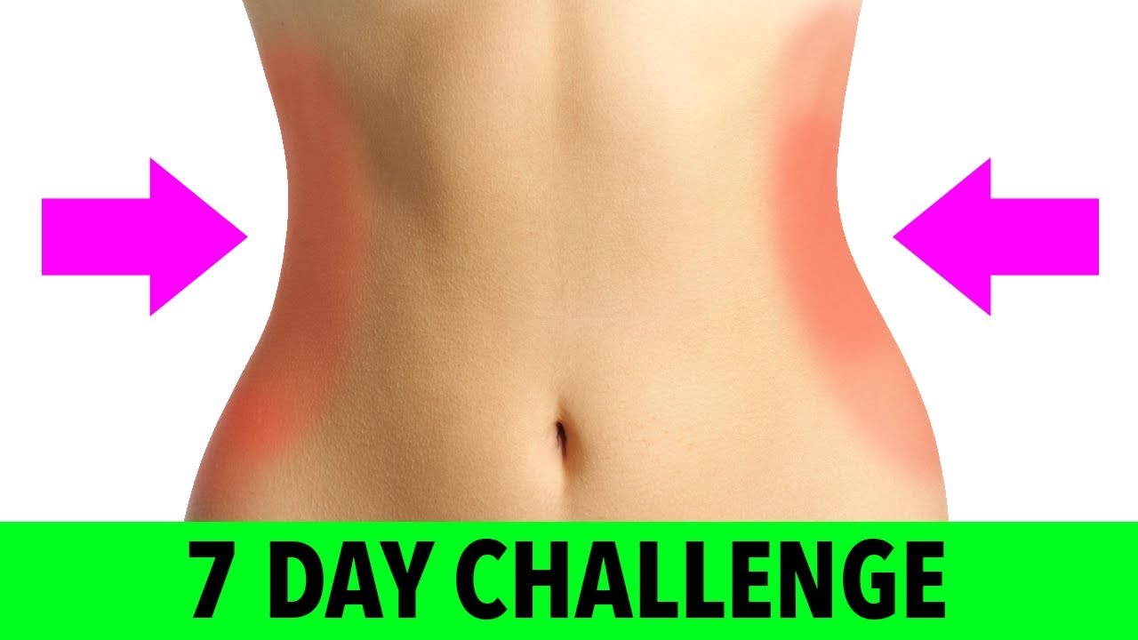 7 DAY WAİST SLİMMİNG CHALLENGE - REDUCE BELLY FAT AT HOME