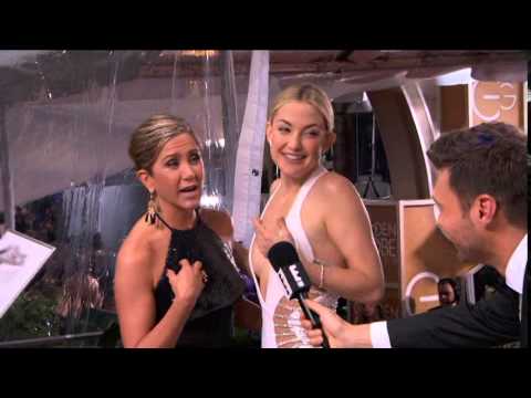 Kate Hudson & Jennifer Aniston - Golden Globe Awards 2015