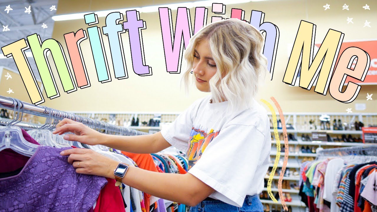 COME THRIFT WITH ME FOR SPRING | rejecting winter with a big COLORFUL thrift store try on haul