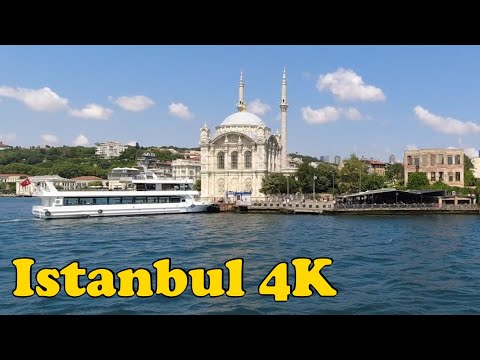 Istanbul Bosphorus Tour. [4K] Eminonu - Sariyer.