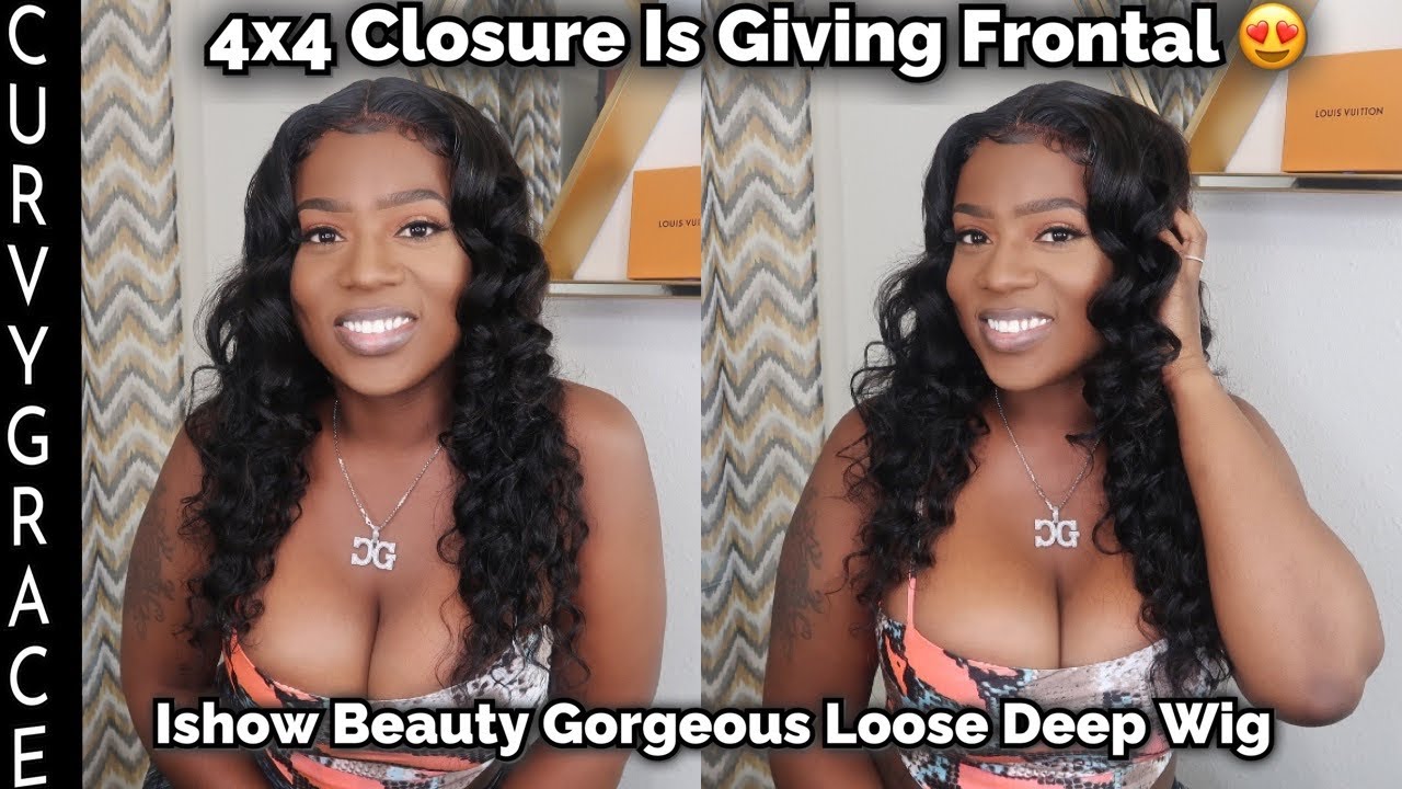 *MUST HAVE* I SLAYED THİS LOOSE DEEP 4X4 CLOSURE WİG INSTALL  FT ISHOWBEAUTY HAİR