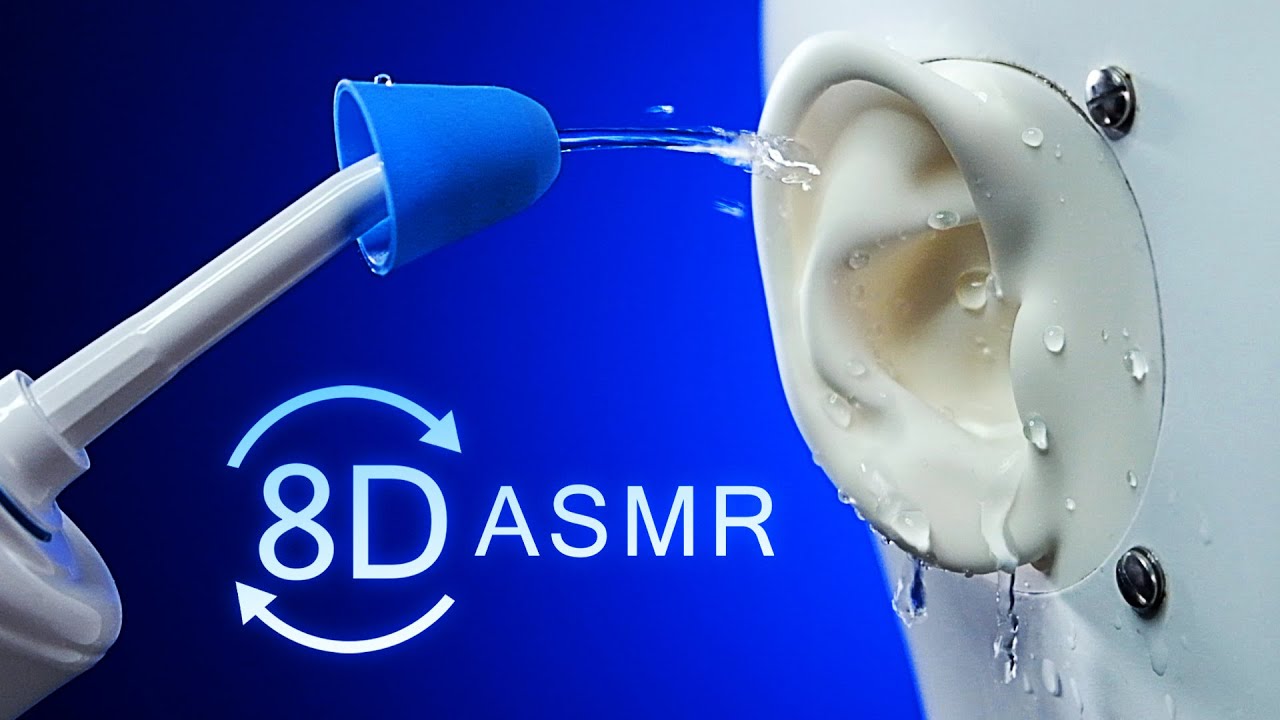 ASMR 8D Ear Cleaning for Sleep | 360° Deep Inner Ear Triggers [No Talking]