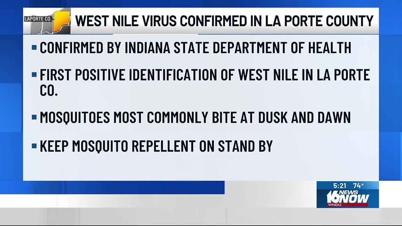 West Nile Virus detected in mosquitoes in LaPorte County