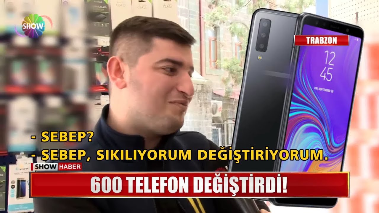 600 TANE CEP TELEFONU DEĞİŞTİRDİ!