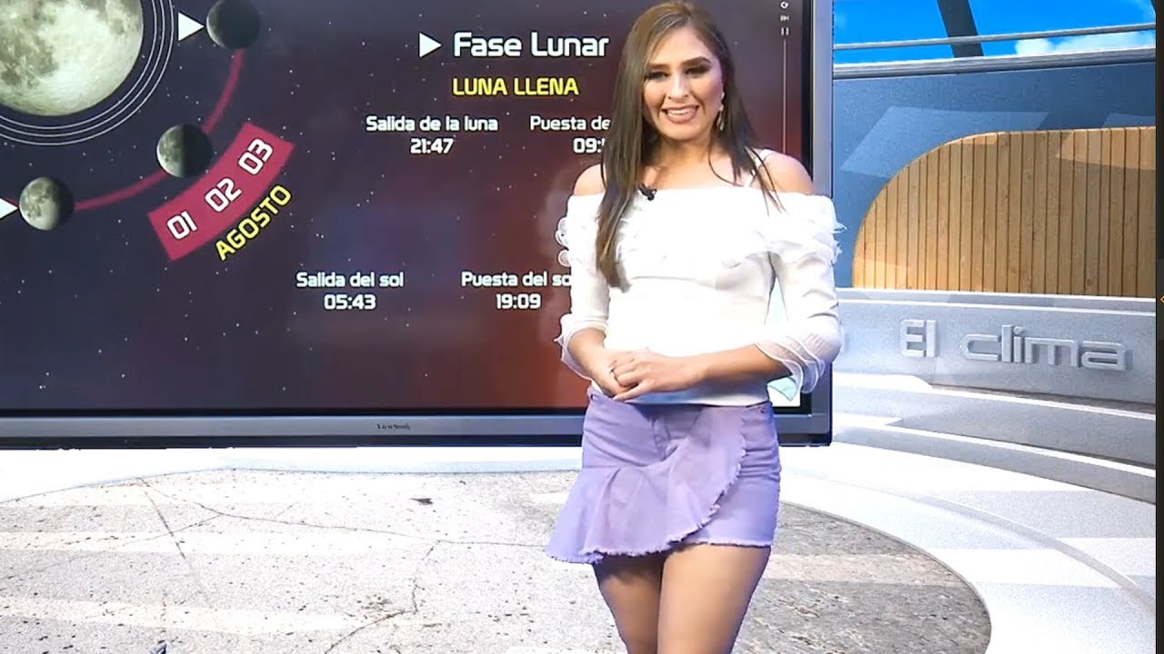 Vianca Galvez Weather Presenter from Mexico 02.08.2018