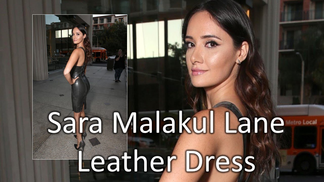 Sara Malakul Lane Leather Dress