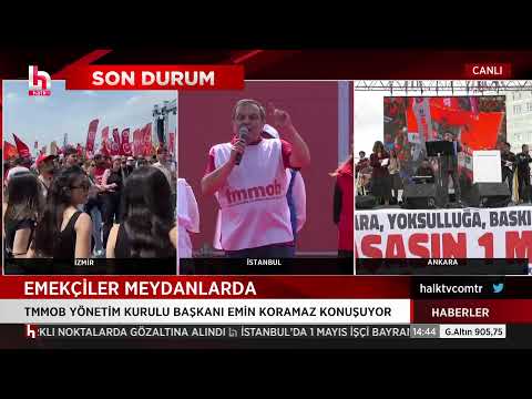 #CANLI | 1 Mayıs İşçi Bayramı Kutlamaları - Emekçiler meydanlarda! | #HalkTV
