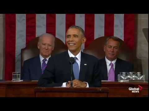 US President Barack Obama slams Republican hecklers during State of the Union