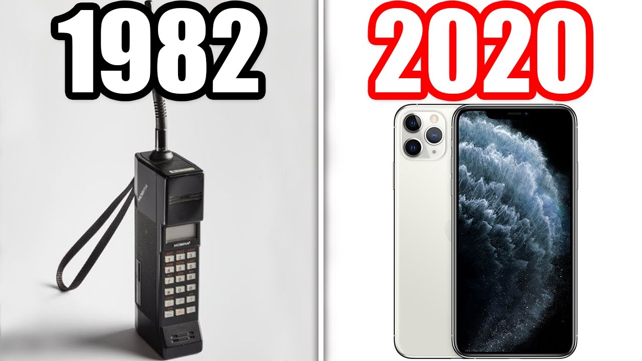 Cep Telefonlarının Evrimi 1982 - 2020