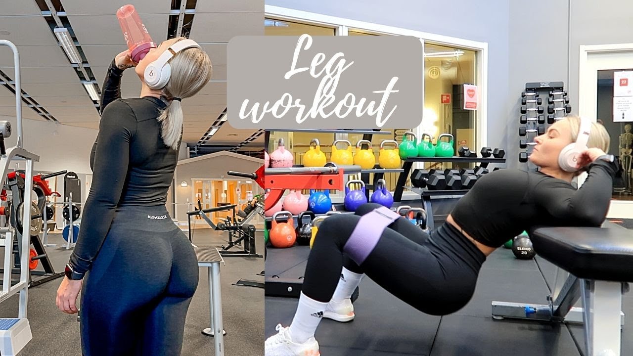 Leg workout in the gym! (Glute focused)