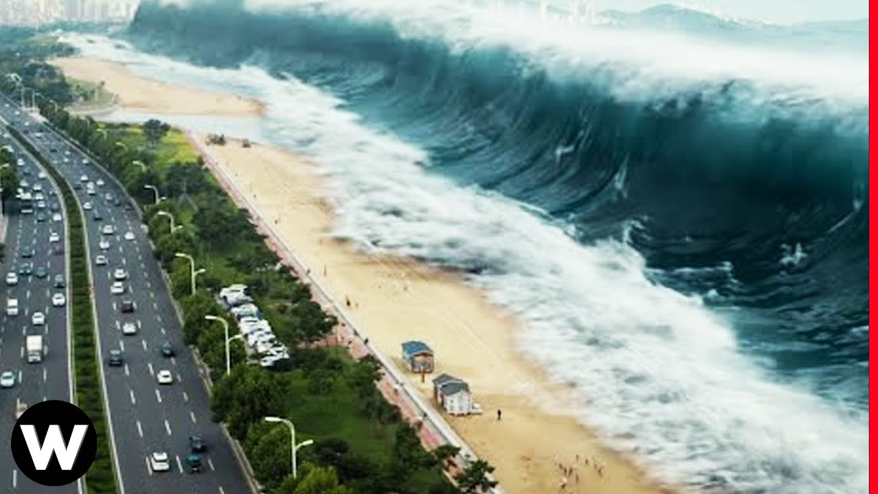 from the eye of the tsunamis! ıncredible footage of catastrophic natural disasters