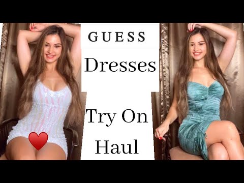 Guess Mini Dress Try On Haul