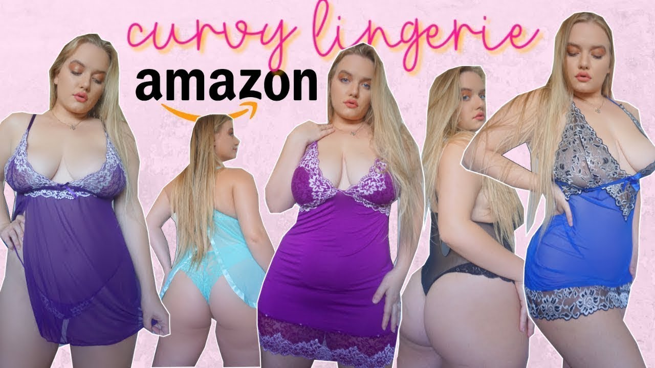 Plus Size Lingerie Under $20! From Amazon Retailer Mathea | Try-on Haul