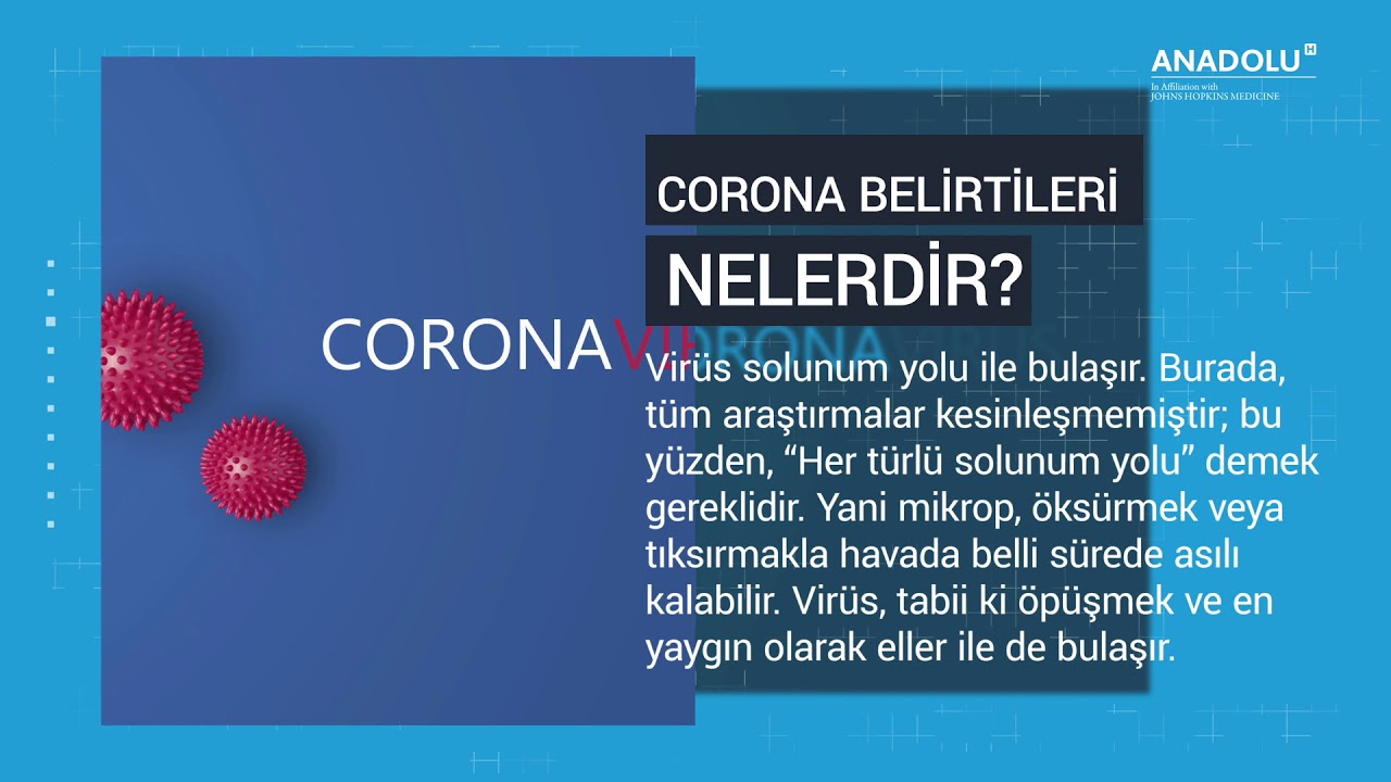 coronavirüs