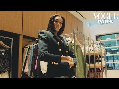 Winnie Harlow takes on Vogue’s shopping challenge.