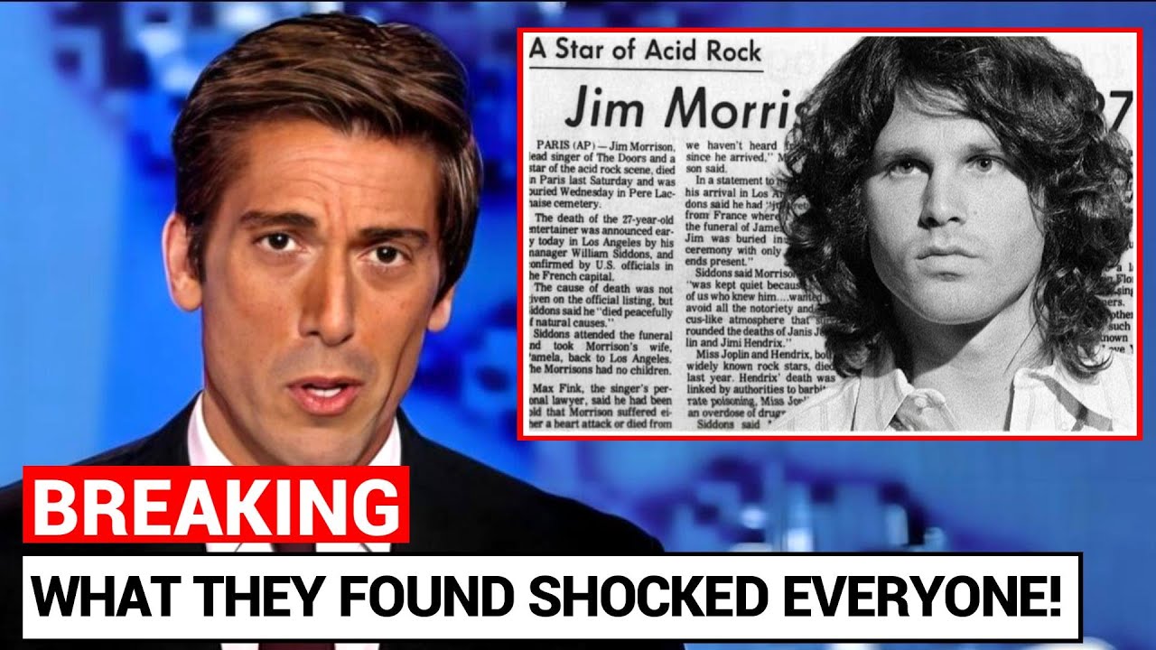  MINUTE AGO: The Mystery of Jim Morrison's Death Has FINALLY Been Solved