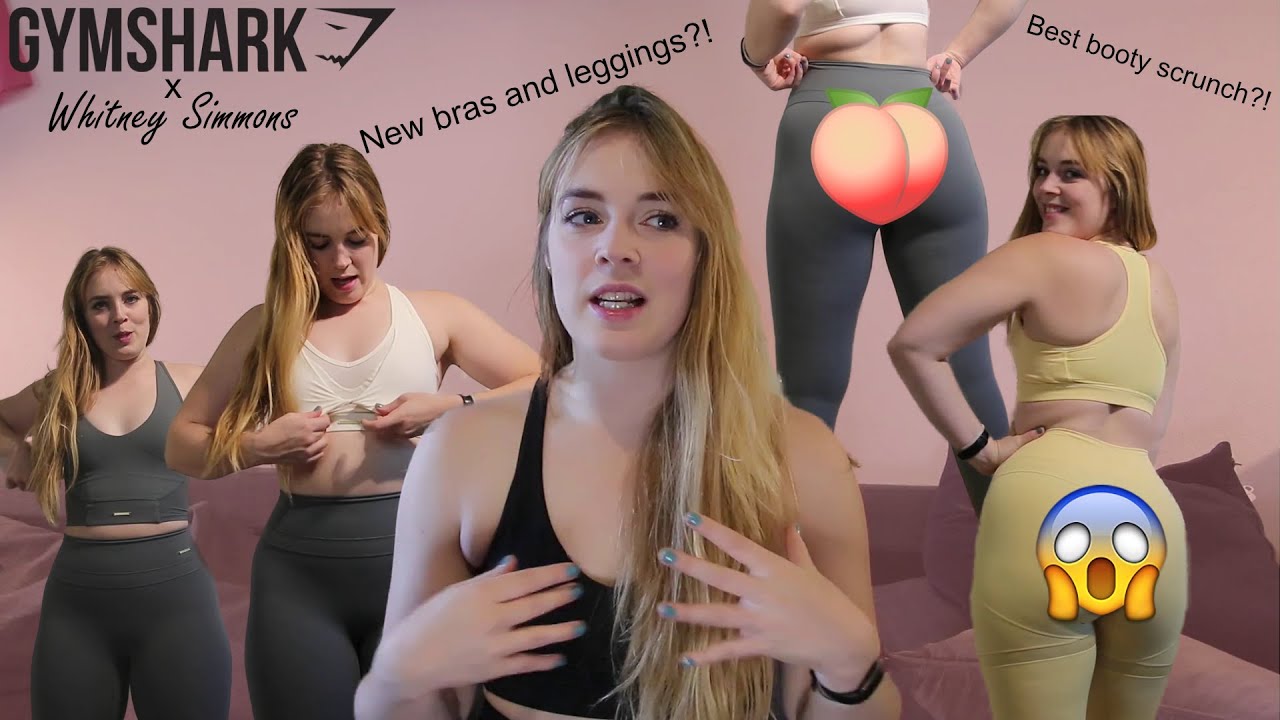 brutally honest Whitney simmons x gymshark review - unsponsored - new leggings and bras - Worth ıt?!