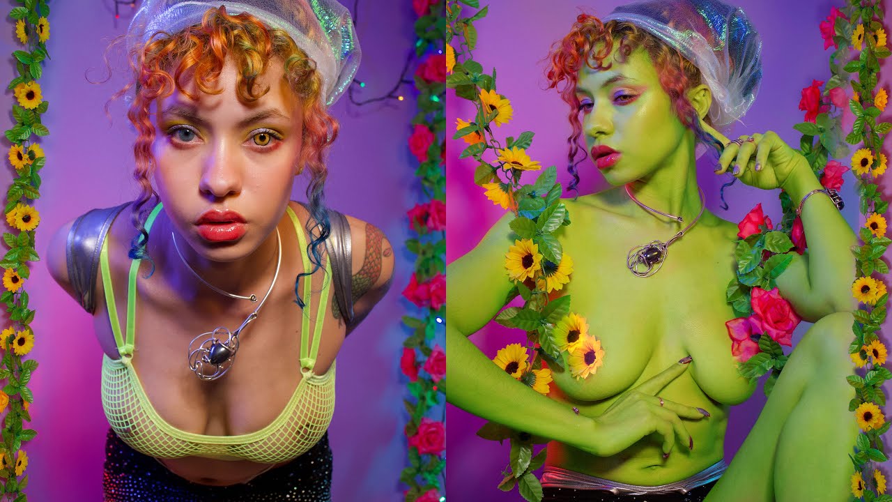 'OUTER SPACE FLOWER' PHOTOSHOOT BTS VİDEO/ PATREON ARTİST/ ALTERNATİVE STYLE AND BEAUTY PHOTOGRAPHY