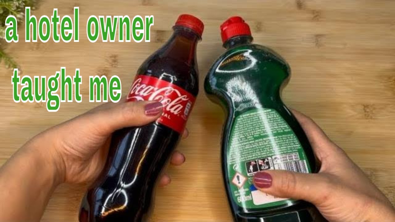 Mix Liquid Detergent with Coca Cola  and Never Use Another Recipe Again