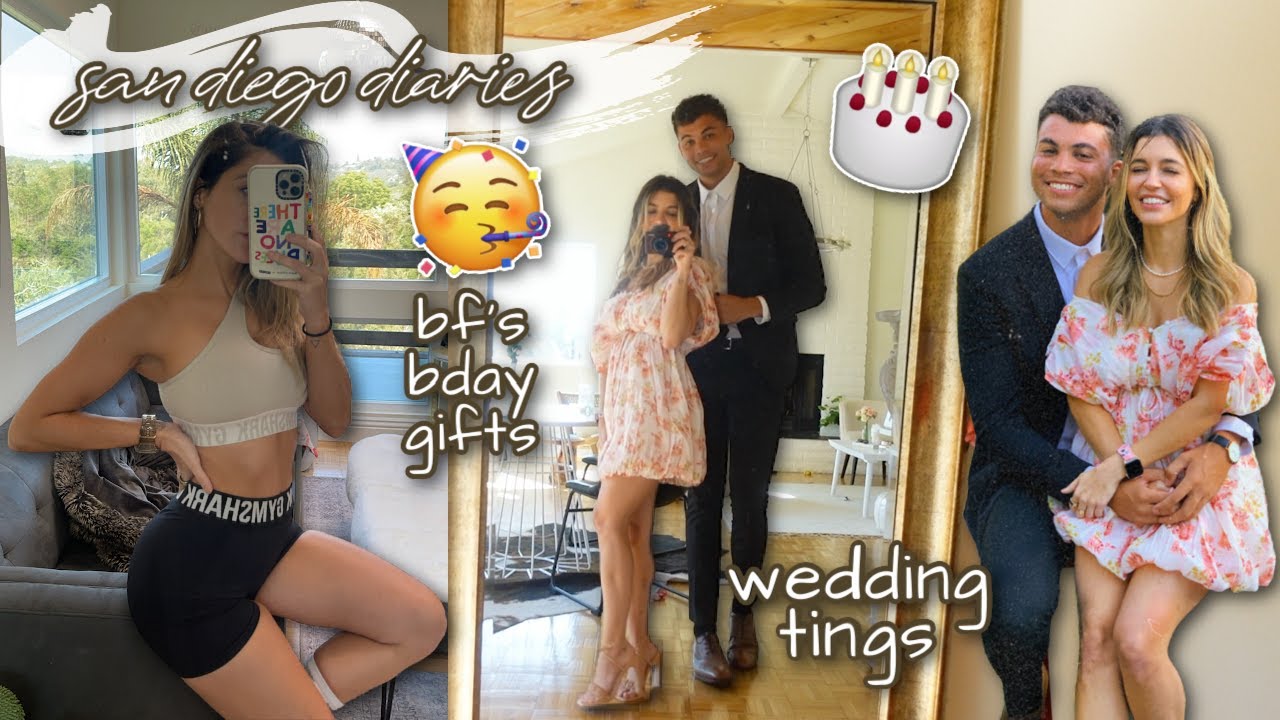 the gift he didn't know he needed | bday + wedding?? | san diego diaries vlog!
