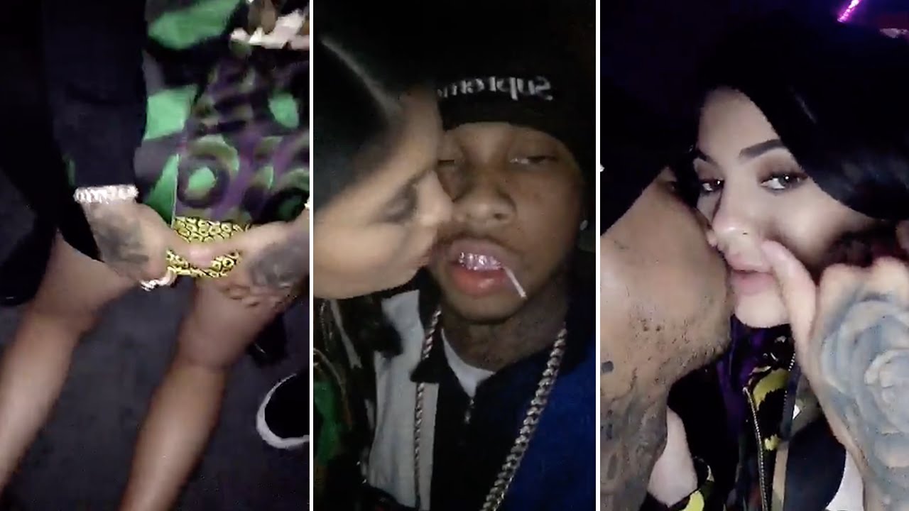 Kylie Jenner & Tyga Making Out + Tyga Grabbing Kylie's Ass! | Full Video