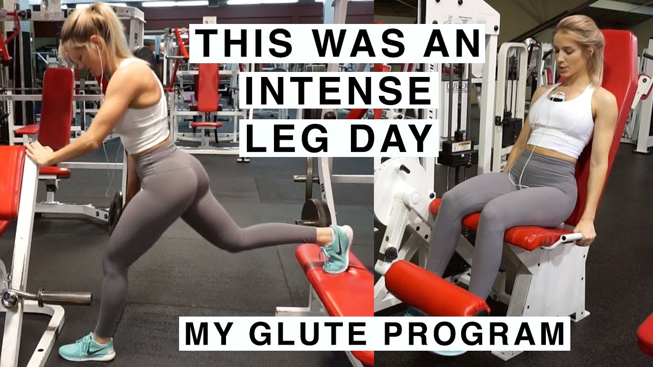ıntense leg day + my glute transformatıon program!