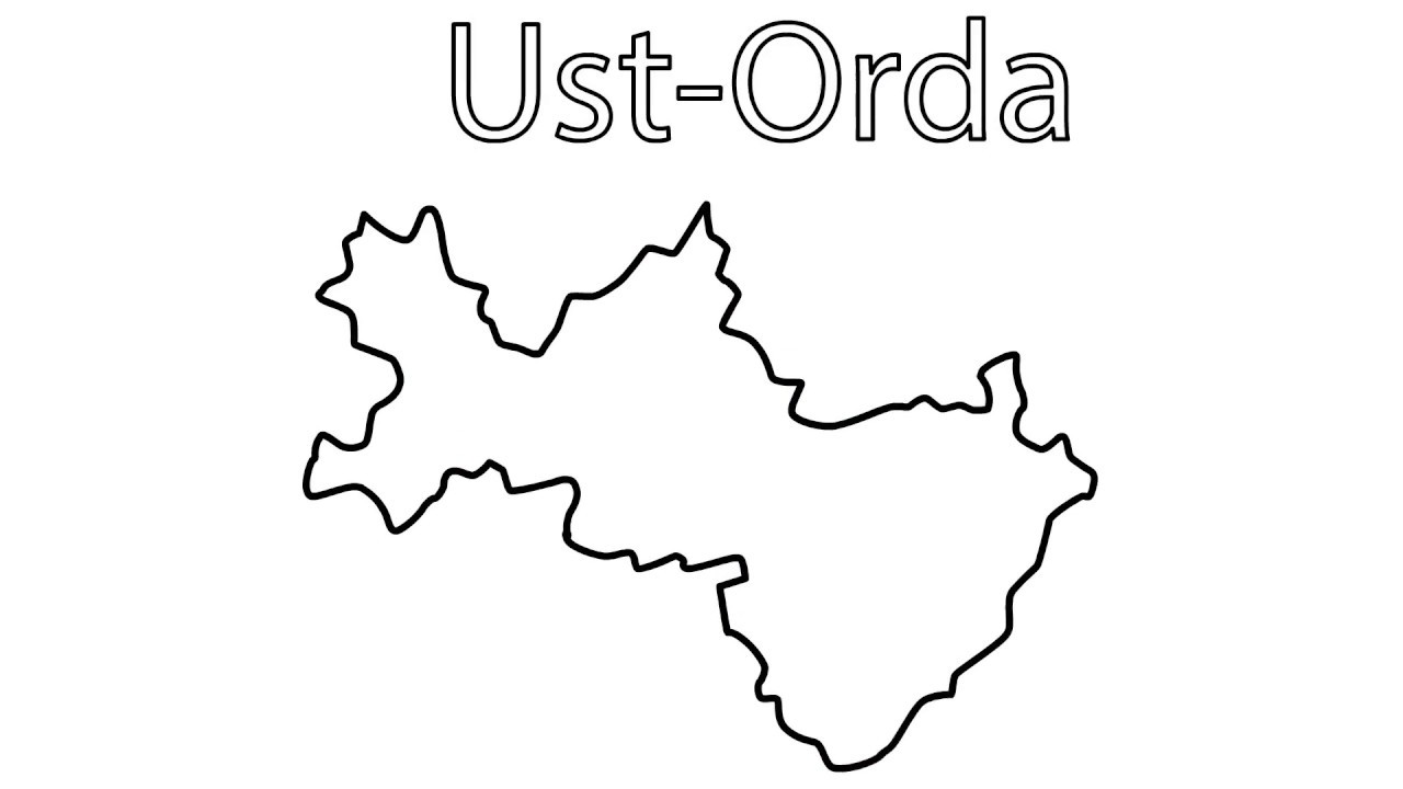 HOW TO DRAW UST ORDA MAP