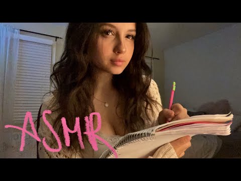 ASMR therapy appointment (soft spoken, writing sounds)