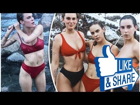 Demi Moore and Bruce Willis’ daughters strip down to tiny bikinis for smoking hot snap