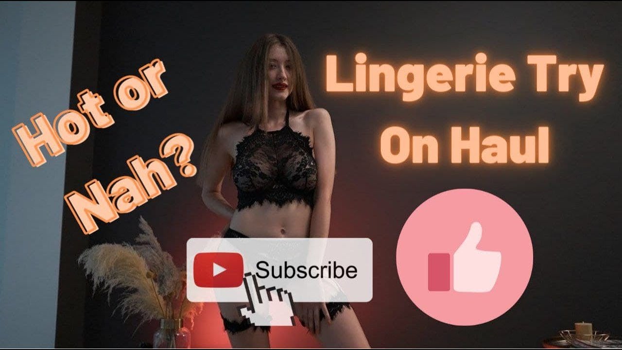 KatiaBang Cute Lingerie Try On Haul | Sexy Lingeries