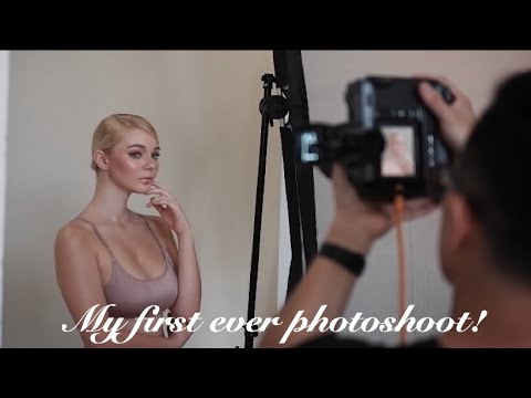 MY FİRST PHOTOSHOOT EVER! | BEHİND THE SCENES | JASMİNA CALONİA