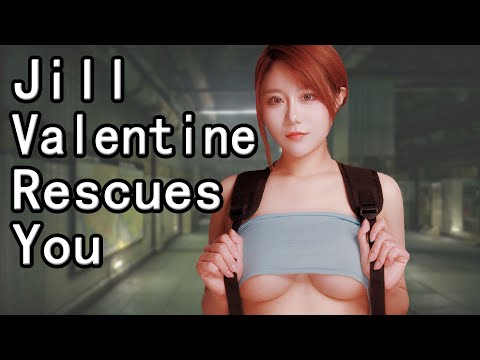 ASMR HOT GİRL RESCUE YOU | JİLL VALENTİNE RESİDENT EVİL ROLE PLAY 【OLD TİME】